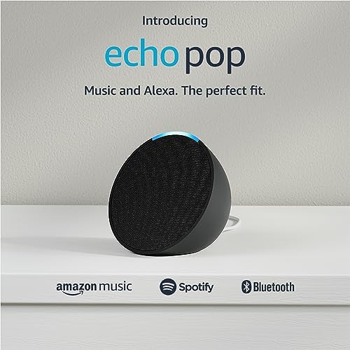 AMAZON ECHO POP 1ST  GENERATION CHARCOAL