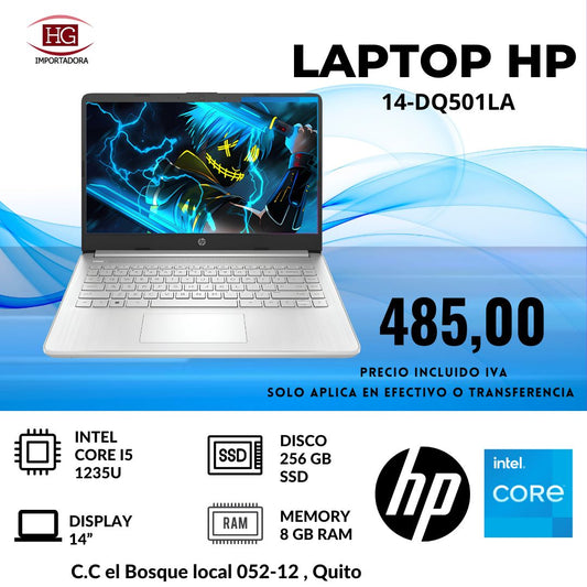 LAPTOP HP 14-DQ501LA