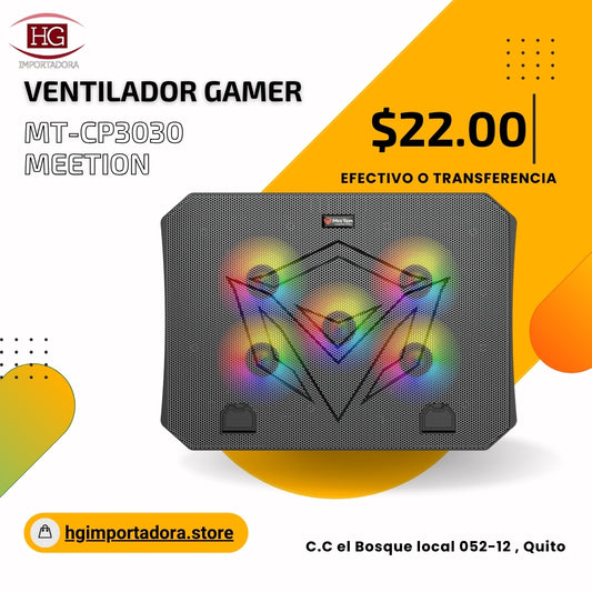 VENTILADOR GAMER MT-CP3030 MEETION