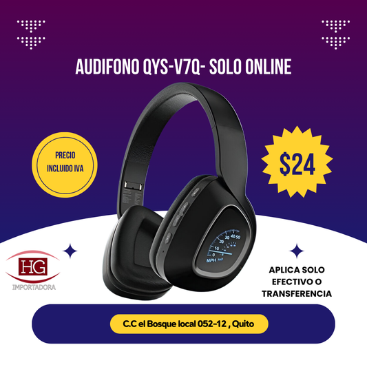 AUDIFONO QYS-V7Q- SOLO ONLINE