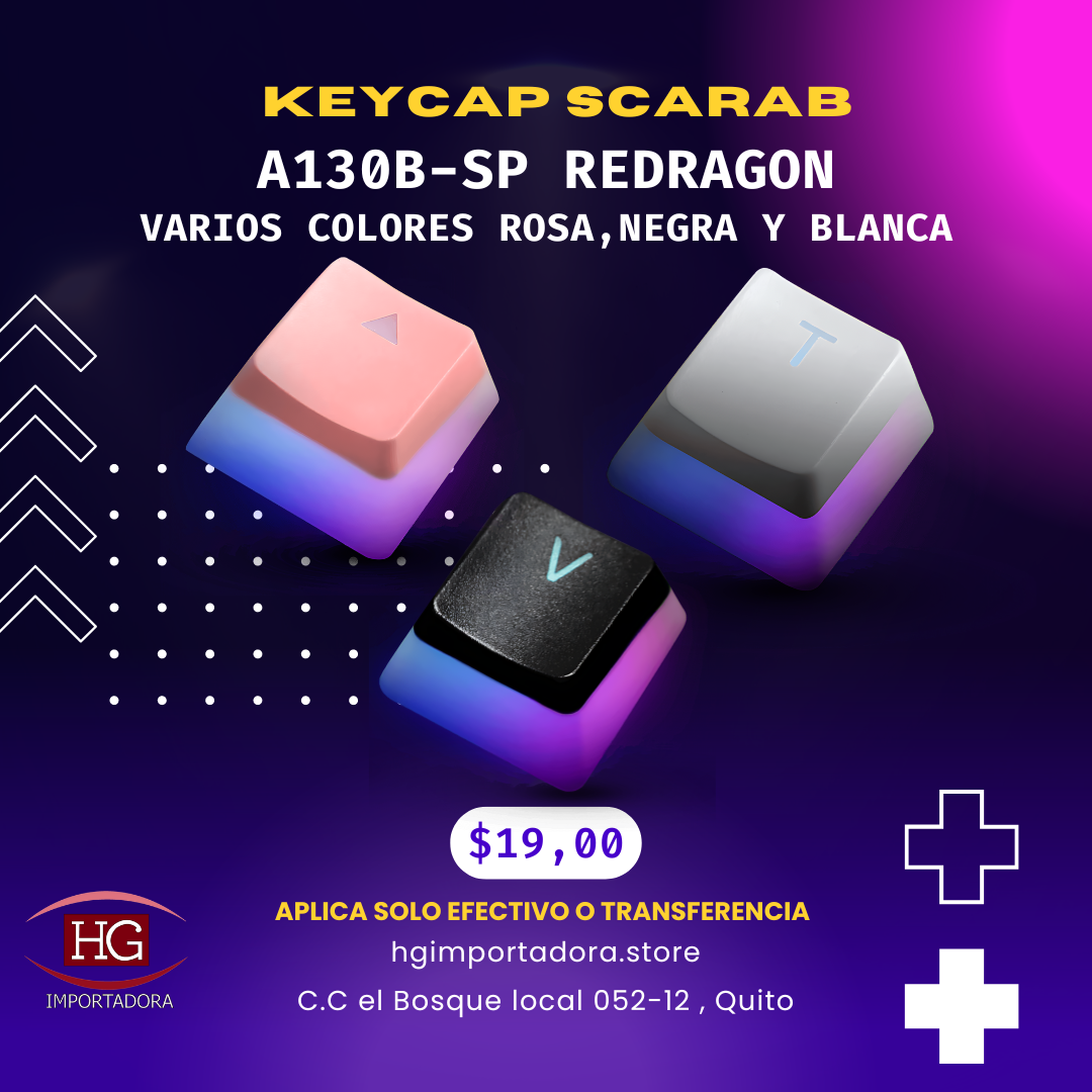 KEYCAP SCARAB A130B-SP REDRAGON